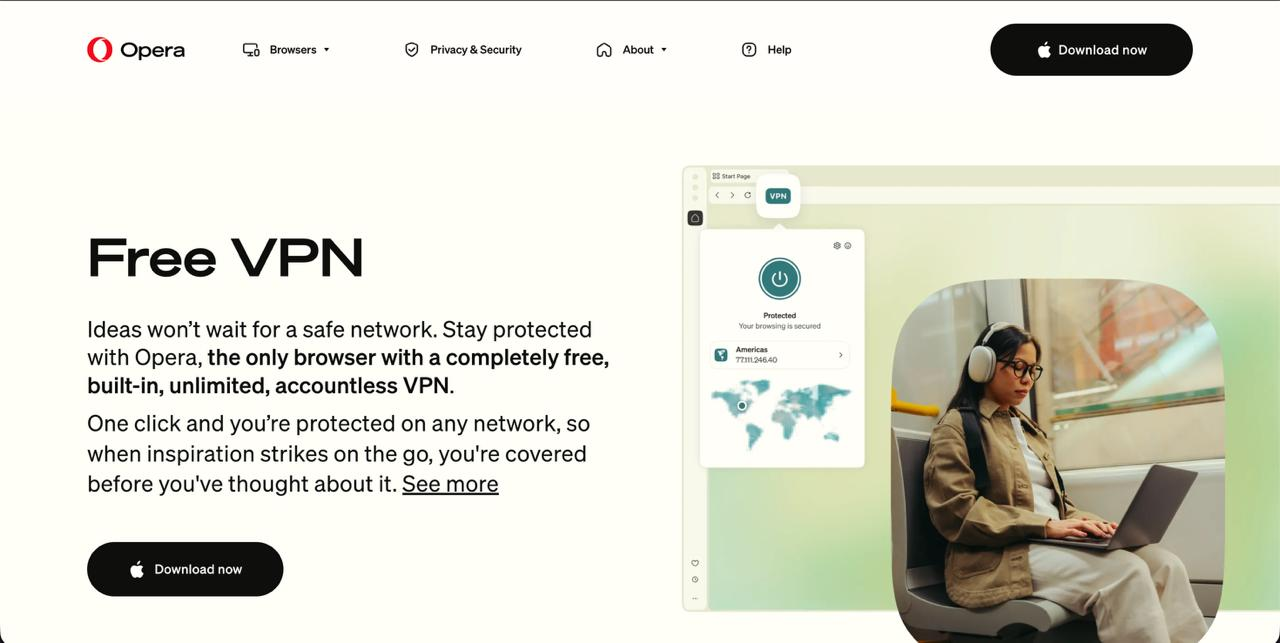 Opera Free VPN