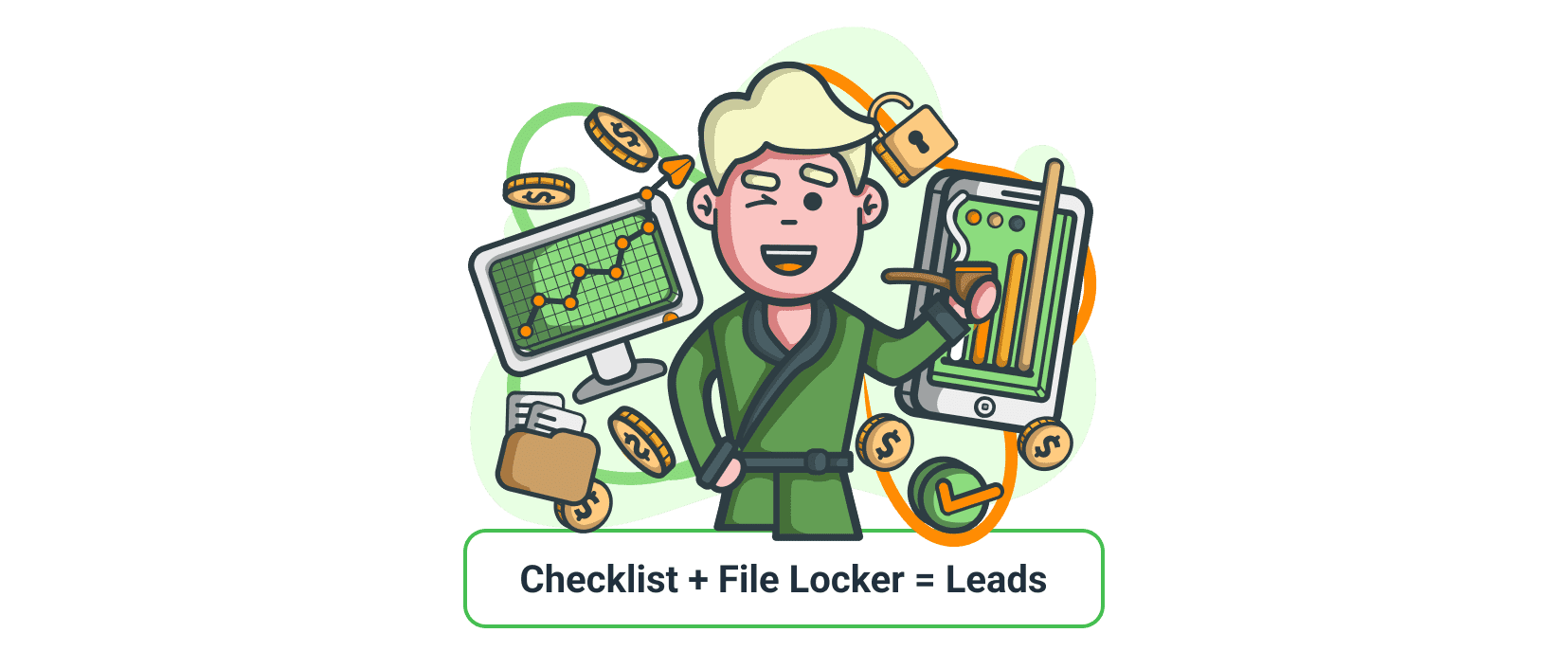 Checklist and File Locker are the key to getting leads