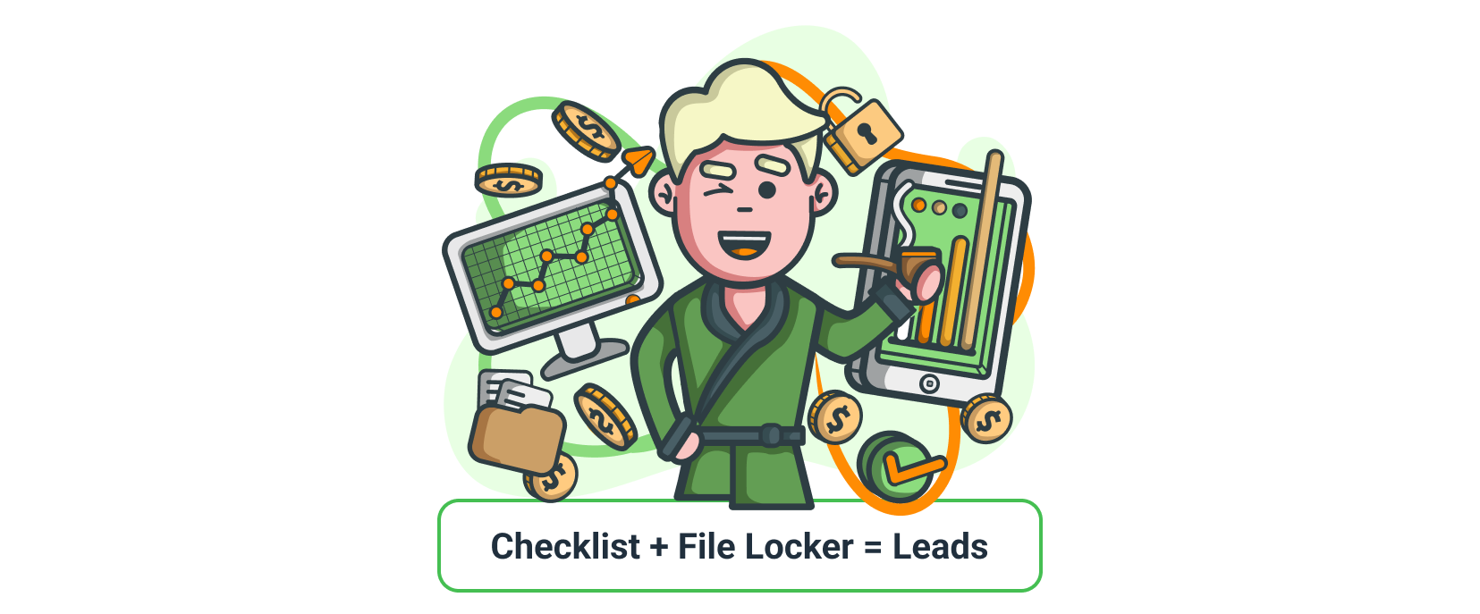 Checklist y File Locker son la clave para obtener leads