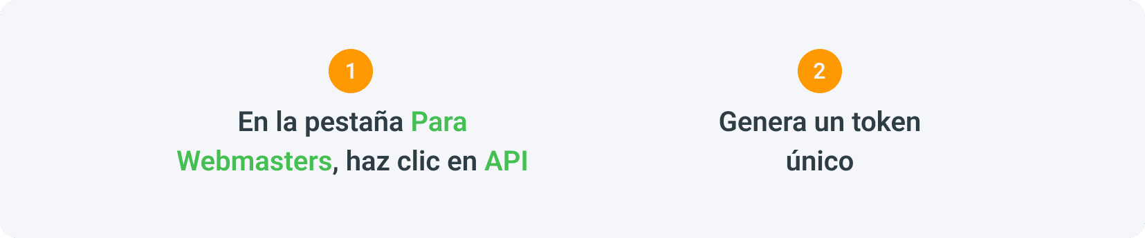 Las subredes se conectan a la red de afiliados generando un token API.